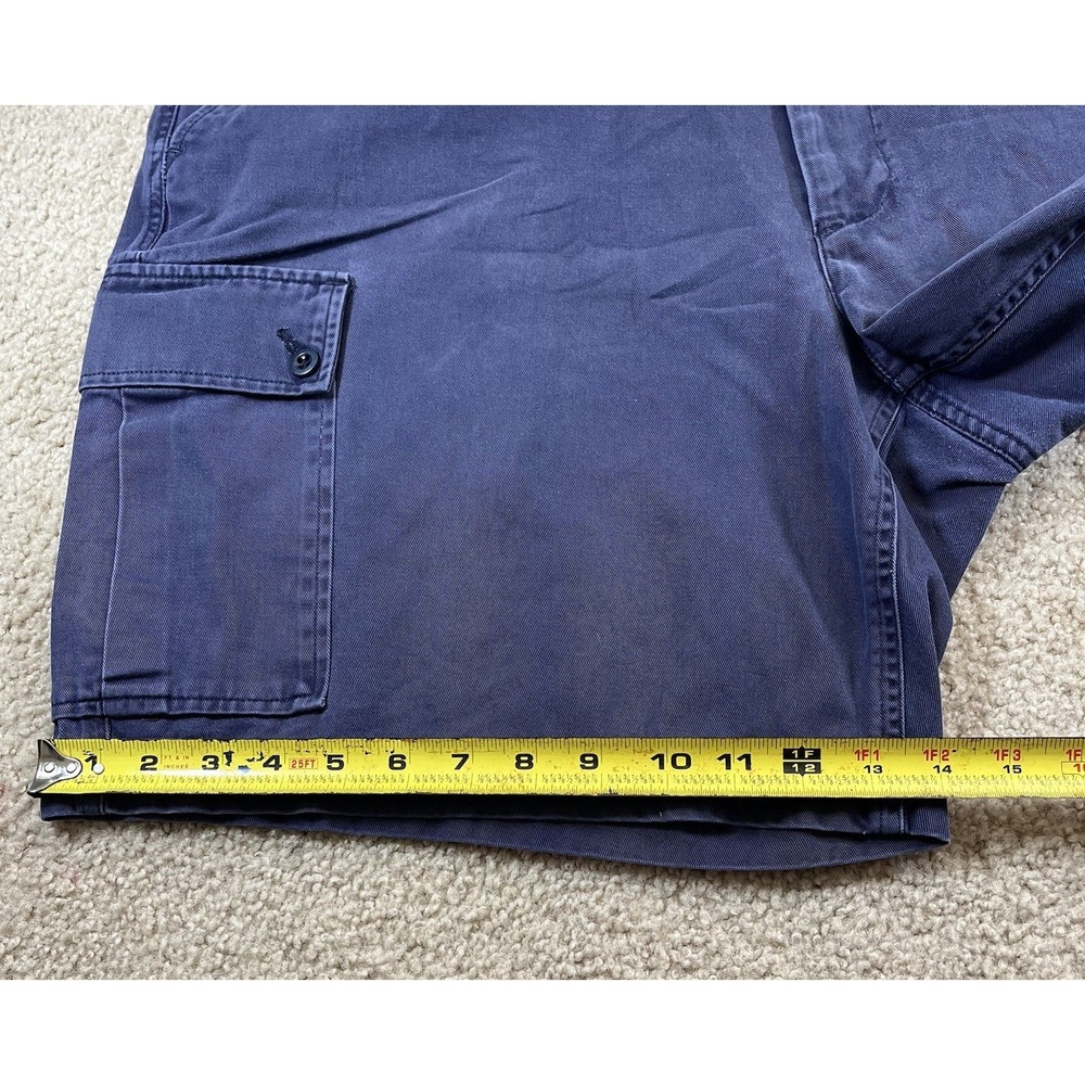 Polo Ralph Lauren Chino Relax Fit Shorts Men 40W Blue 100% Cotton EUC Vintage - Picture 6 of 11